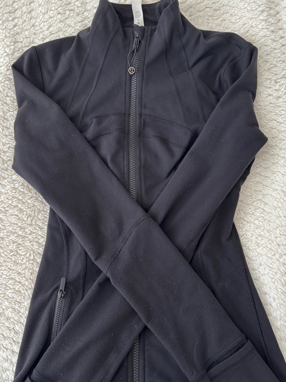 lululemon athletica Black Slim Full-Zip Utility Jacket